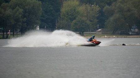 World Championship on Jet Ski in Krakowの写真素材