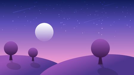 Background Fantasy Style With Purple Color Dominantのイラスト素材