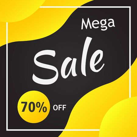 vector illustration of a sale posterのイラスト素材
