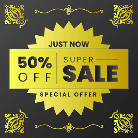 vector illustration of a sale posterのイラスト素材