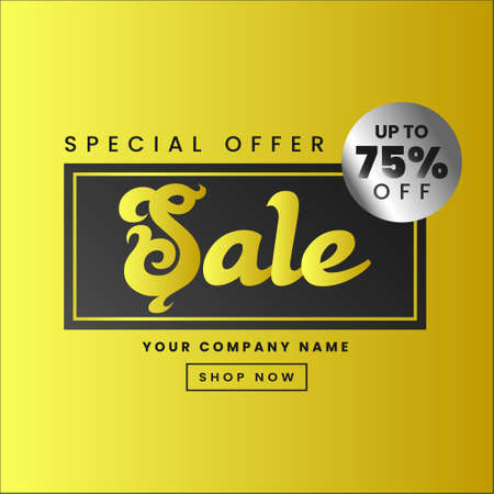 vector illustration of a sale posterのイラスト素材