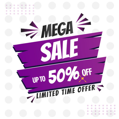 Vector illustration sale banner template design, Big sales special offer. end of season party backgroundのイラスト素材