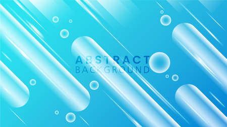 abstract blue background with bubblesのイラスト素材