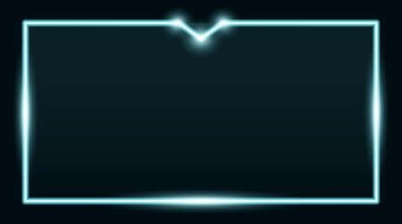 Square rectangle picture frame for your designのイラスト素材