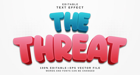 Editable text style effect - the thread text style theme. for your projectのイラスト素材