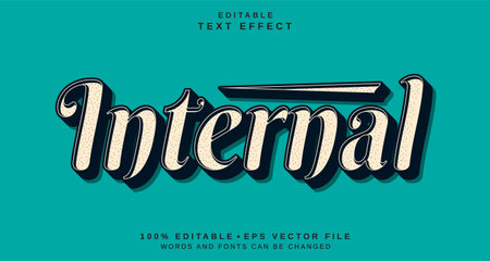 Editable text style effect - Internal text style theme. for your projectのイラスト素材