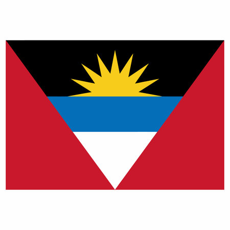 Flag of Antigua and Barbuda. Vector illustration design.のイラスト素材