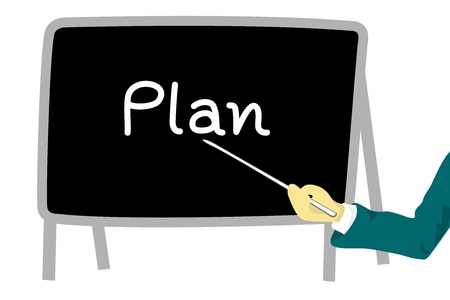 blackboard-planの写真素材