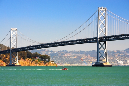 Bay bridge, San Franciscoのeditorial素材