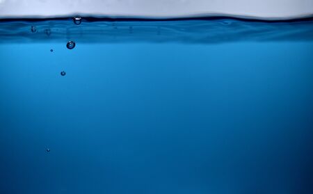 Bubble under water back ground Copy space