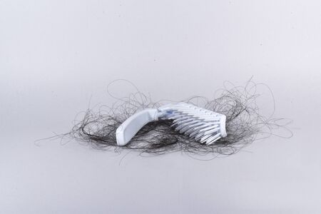 Hair loss problems are manyの写真素材