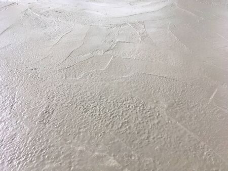 Cement floor that is not yet dryの写真素材