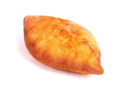 Pirozhok isolated over white backgroundの写真素材