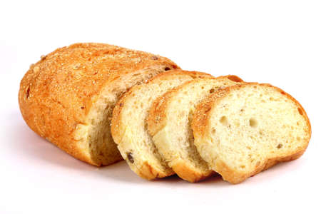 White baguette isolated over white background