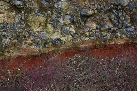 Volcanic layerの写真素材