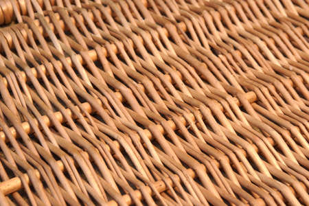 Wooden wavy wicker perspective with space for text or image.