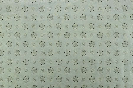 Ash Gray Vintage Indian Textured Handmade Paper Background With Abstract Metal Pattern