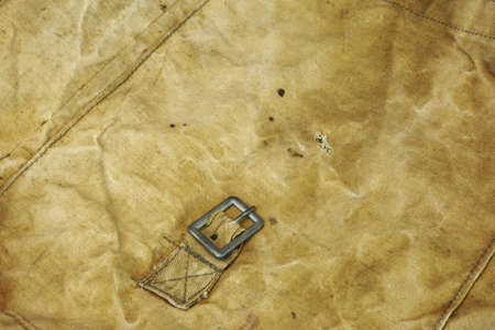 Weathered Faded Military Army Style Camouflage Backpack Or Bag Or Uniform Background Texture Closeupの写真素材