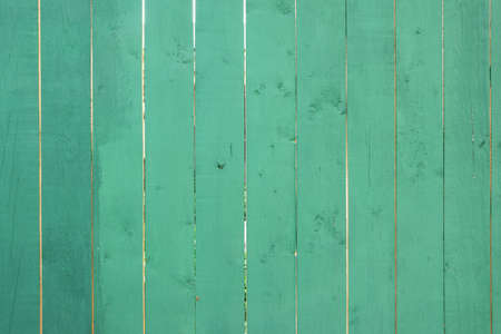 Green Wooden Fence Background Texture Close-upの写真素材