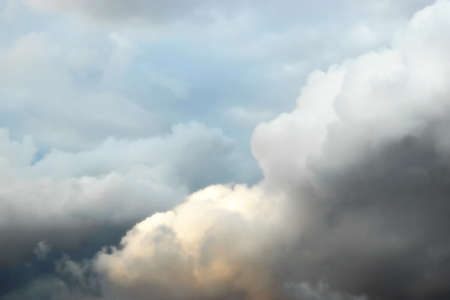 Summer Thunderstorm Clouds Background Texture
