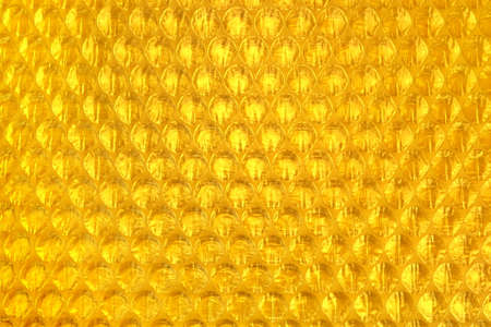 Amber Bubble Paper Or Air Cushion Packing Film Abstract Horizontal Texture For Creative Art Work...