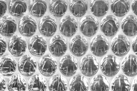 White Bubble Packing Or Air Cushion Film Abstract Horizontal Texture For Creative Art Work...