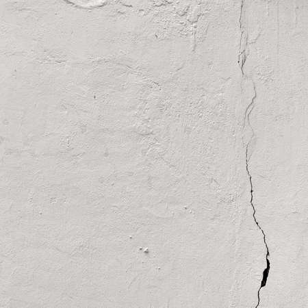 Aged White Peeled Plaster Wall With Cracked Structure Frame Blank Grunge Background. Dark Brick...