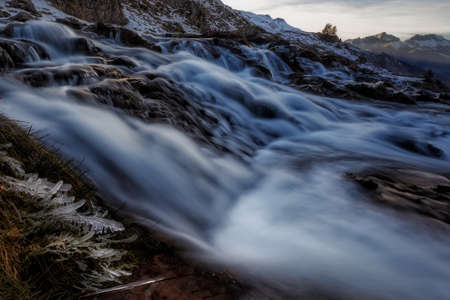 Waterfall in Aguas Tuertas valley