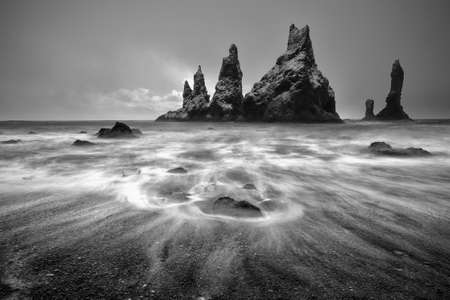 Reynisdrangar, iconic rocks in Reynisfjara beach