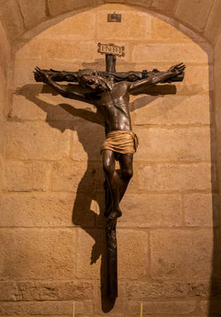 Black christ in Caceres, Old and gothic village in Extremadura, Spainの素材 [FY310131608181]