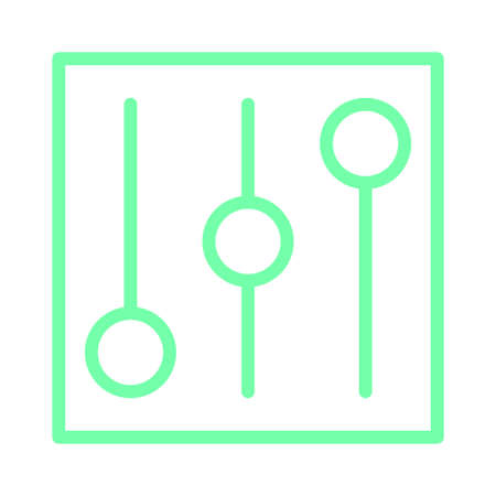 Controls icon illustration designのイラスト素材