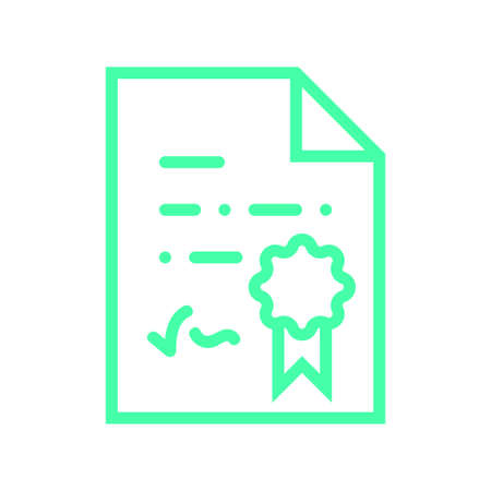 Diploma icon illustration designのイラスト素材