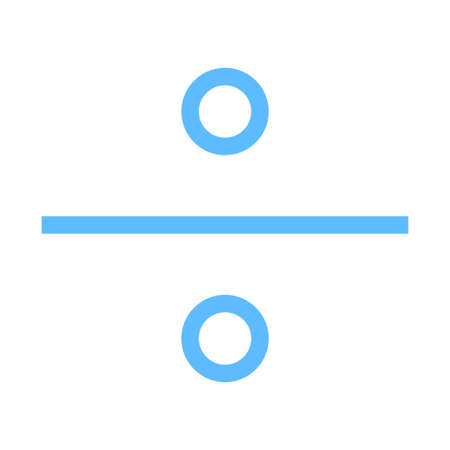 Divide icon illustration designのイラスト素材