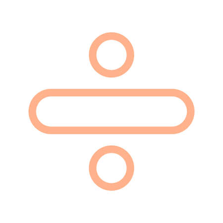 Divide icon illustration designのイラスト素材
