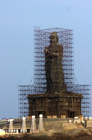 This is my travel shot he is one of the famous poet 'Thirvalluvar'の写真素材