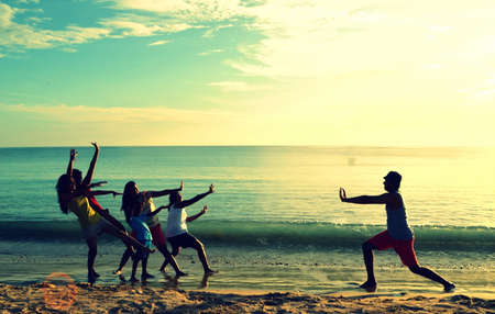 Action Beachの写真素材