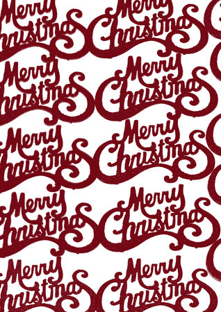 christmas typography brush Patternの写真素材