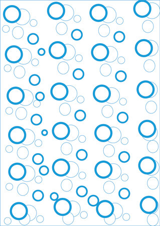 Abstract seamless circle Pattern white with brownの写真素材