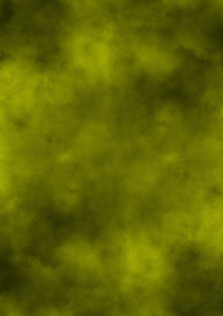 Green smoke abstract background. Fantasy fractal texture. Digital art. 3D rendering.の写真素材