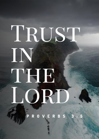 BIible Verses about April Month "Trust in the Lord   Proverbs 3:5 "の写真素材