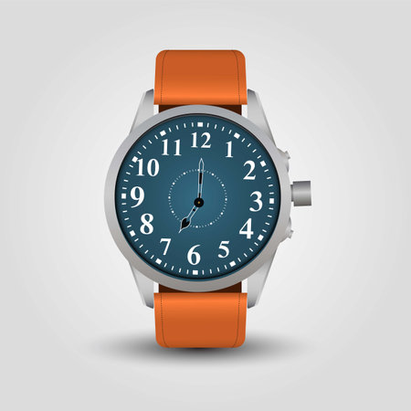 watch vector illustration design. isolated with white backgroundのイラスト素材