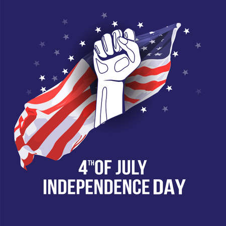 happy independence day America. vector illustration designのイラスト素材