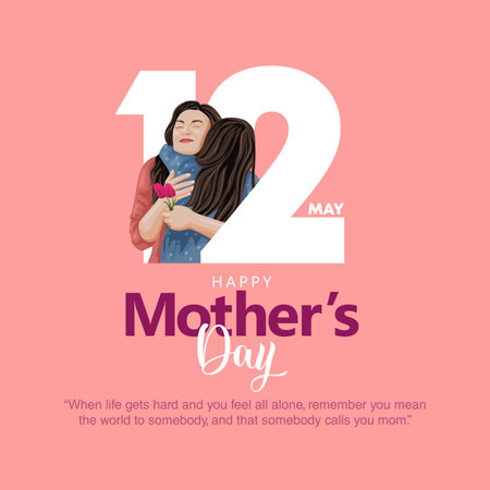 2024, baby, background, banner, beautiful, cartoon, celebration, child, concept, creative, cute, daughter, day, decoration, family, female, flower, gift, girl, greeting, greetings card, happiness, happy, happy mother's day, happy mothers day, holding, holiday, hug, illustration, kid, letter, lettering, little, love, lovely, mama, may 12, mom, mother, mothers day, people, pink, postcard, poster, quotes, son, template, vector, woman, youngのイラスト素材