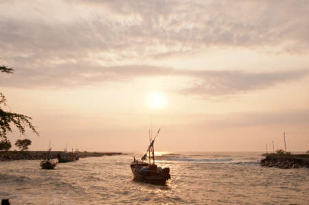 fisherman villageの写真素材