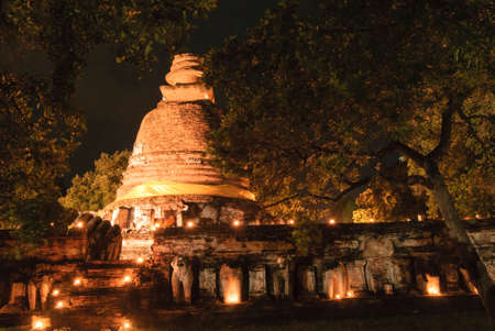 Ancient temple of Ayutthaya, Thailandの写真素材