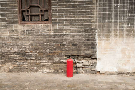The Chinese traditional building, old village in Guangxiのeditorial素材