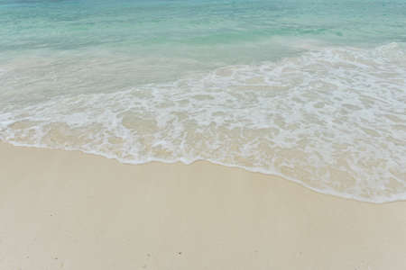 Sea wave over sandの写真素材