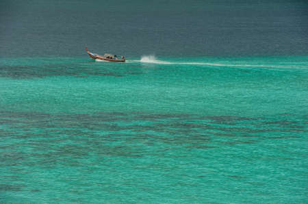 Tourist visit beautiful beach and crystal sea at Koh Lipe island in Satun, Thailandのeditorial素材