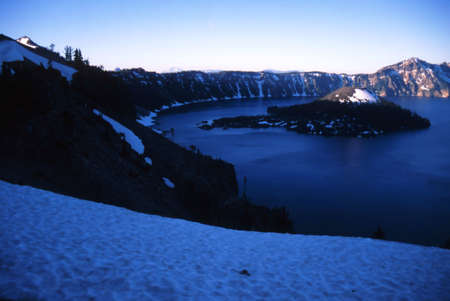 Crater Lakeの写真素材