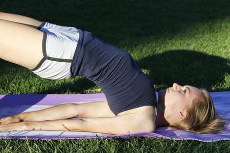 Yoga in the park